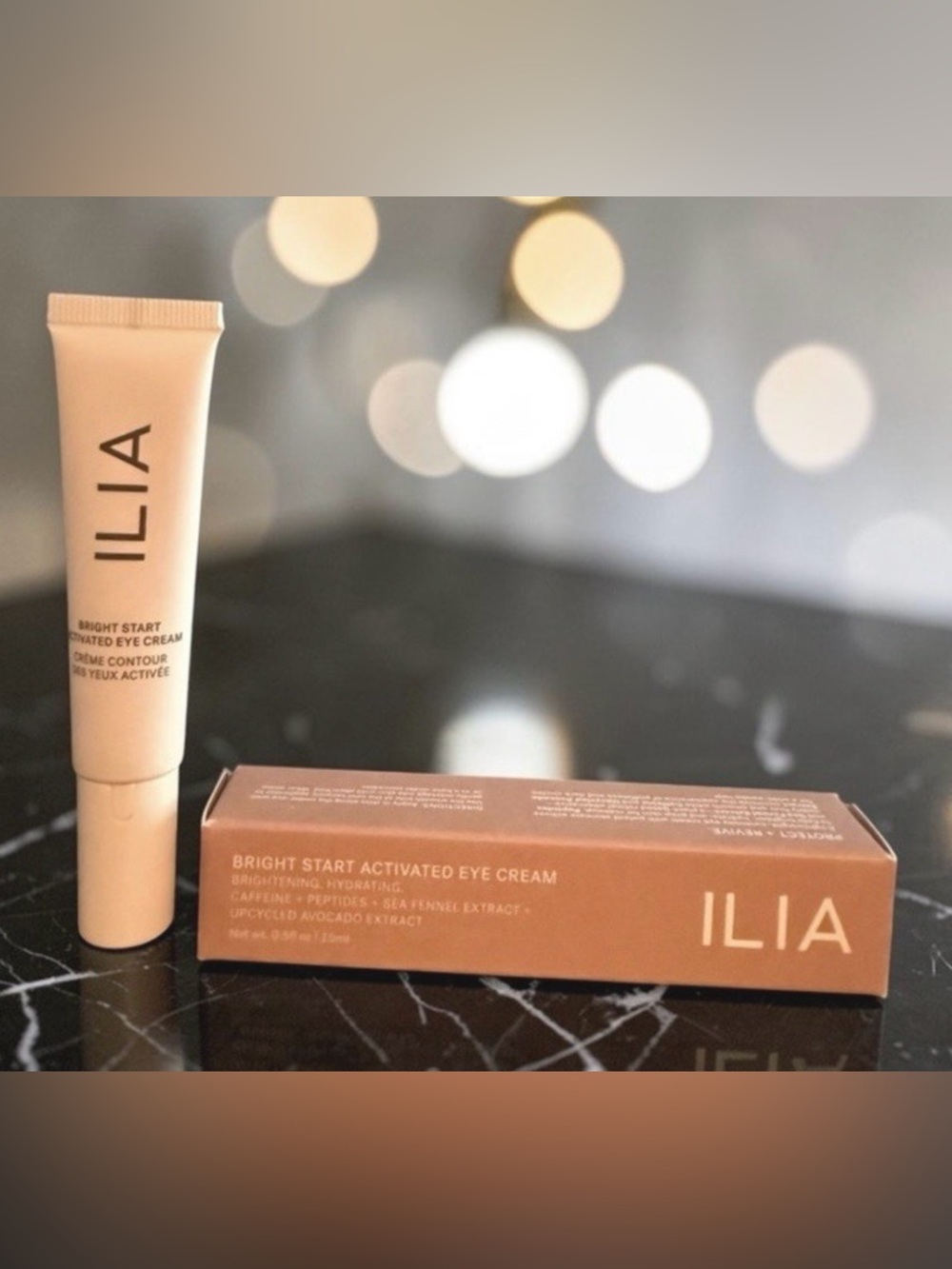 ILIA Bright Start Activated Eye Cream .5 Fl Oz / 15 mL NEW IN BOX (batch#5246)